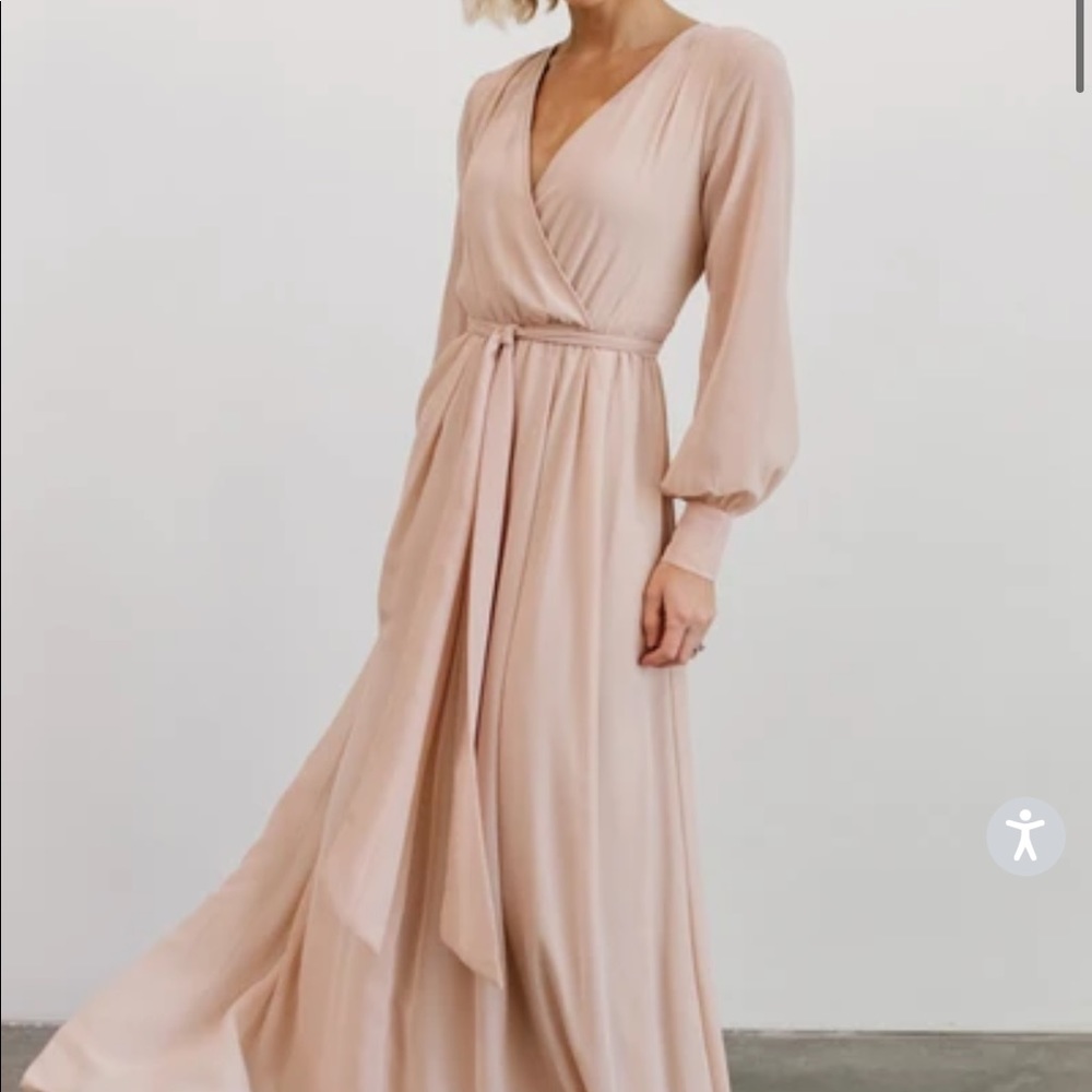 BALTIC BORN LYDIA MAXI DRESS IN BLUSH